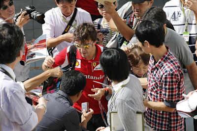 Fernando Alonso in Suzuka