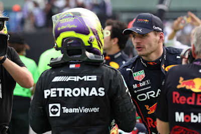 Keine Unstimmigkeiten: Max Verstappen und Lewis Hamilton