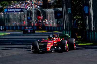 Charles Leclerc im Ferrari
