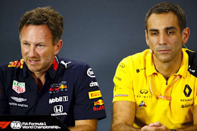 Christian Horner und Cyril Abiteboul