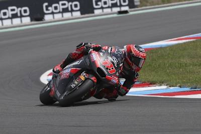 Manuel Gonzalez war beim Moto2-Test in Brünn in einer eigenen Liga unterwegs