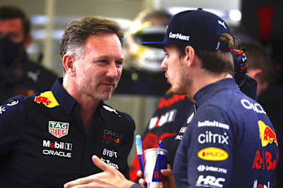 Christian Horner und Max Verstappen
