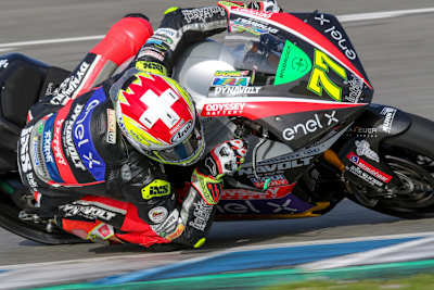 Dominique Aegerter am Dienstag in Jerez