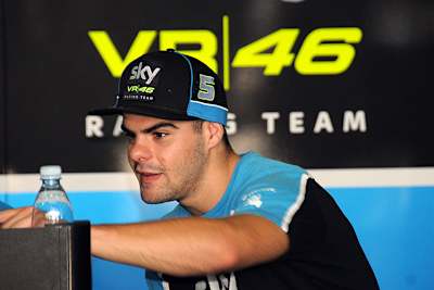 Romano Fenati aus Valentino Rossis Moto3-Team