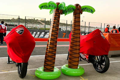 Bei Pramac zog schon auf dem Circuit de Jerez Karibik-Feeling auf