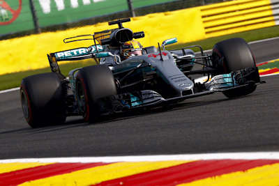 Lewis Hamilton in Belgien