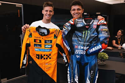 Fabio Quartararo mit Lando Norris