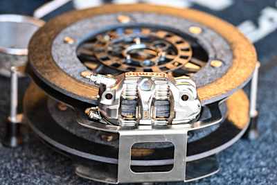 Eine Brembo-Bremsanlage