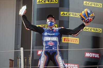 Jubel ohne Ende: Erstes Superbike-Podium von Garrett Gerloff