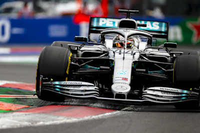 Lewis Hamilton in Mexiko