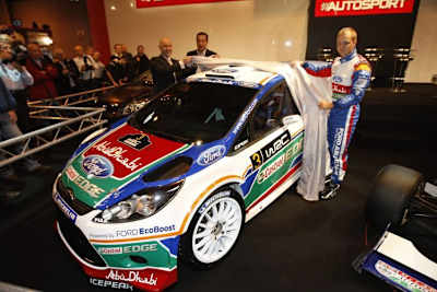 Der Ford Fiesta WRC in Birmingham