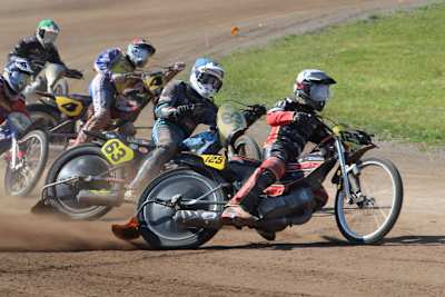 Nur die Technik konnte Lukas Fienhage (vorne) stoppen