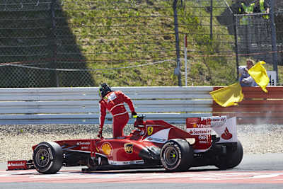 Felipe Massa: Ausfall nach Dreher auf dem Nürburgring