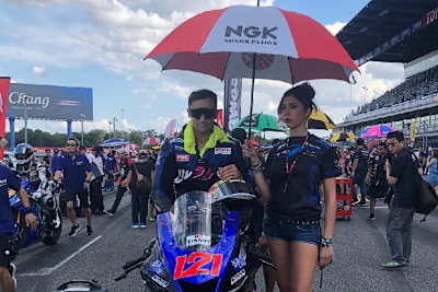 Randy Krummenacher bei seinem Start in der ARRC in Buriram