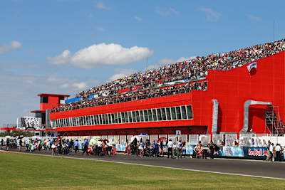 Das MotoGP-Rennen in Argentinien ist gut besucht