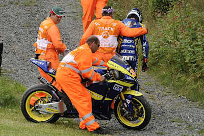So bitter endete das Rennen für Bradley Smith