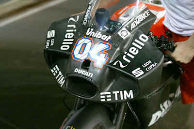 Die radikale Verkleidung von Dovizioso am Samstag