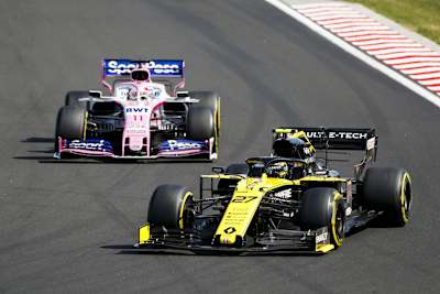 Nico Hülkenberg vor Sergio Pérez