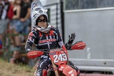 Endlich geschafft, Tim Gajser im Ziel