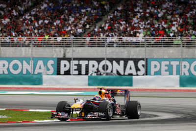 Red-Bull-Pilot Mark Webber führt die WM an