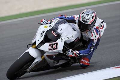 Marco Melandri eroberte den letzten Podestplatz für BMW