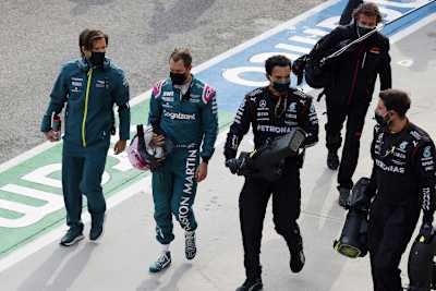 Aston Martin-Star Sebastian Vettel erlebte in Imola wieder ein Rennen zum Vergessen