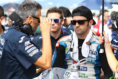 Héctor Barbera: Wechselt er nur das Hinterrad?