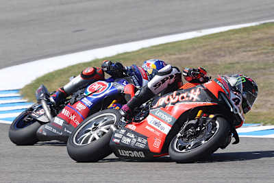 Scott Redding (vorne) gegen Toprak Razgatlioglu