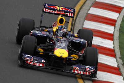 Sebastian Vettel legte am Freitag 54 Runden zurück 