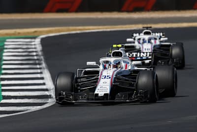 Die Williams-Fahrer Sergey Sirotkin und Lance Stroll