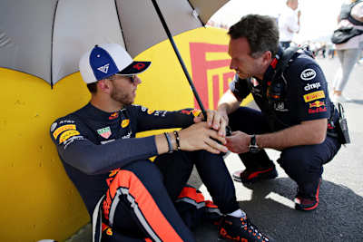 Pierre Gasly und Christian Horner