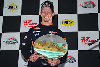 Casey Stoner bei seiner Ehrung in Phillip Island
