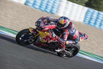 Jake Gagne lerne beim Jerez-Test vor allem die Strecke kennen