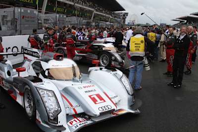 Audi startet um 15:00 Uhr von der Pole
