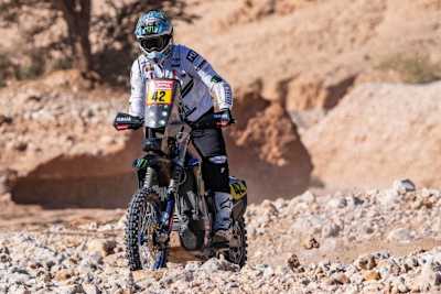 Adrien Van Beveren leistet sich in der ersten Dakar-Woche keinen kapitalen Fehler