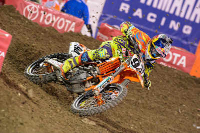 Ken Roczen auf dem Weg zu seinem Anaheim-Triumph