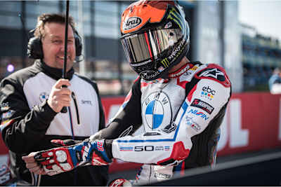 Michael van der Mark mit seinem Crew-Chief Markus Eschenbacher