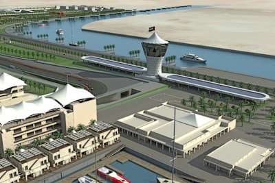 So wird es auf der Halbinsel Yas im Oktober aussehen.