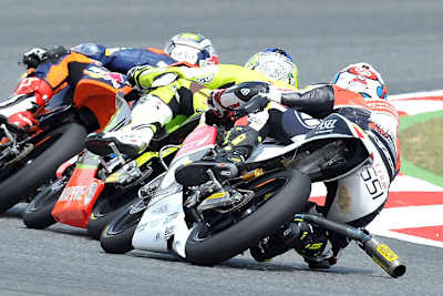 Der Auspuff von Louis Rossi hing bedrohlich zur Seite