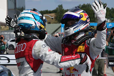 Jubel bei Audi am Sonntag