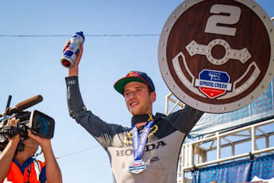 Ken Roczen schaffte es in Spring Creek erneut auf das Podium 
