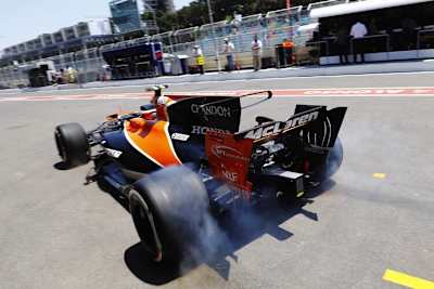 Die Pirelli-Reifen müssen einiges aushalten