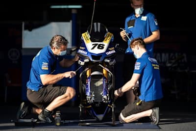 Die Ten Kate-Mechaniker hatten in Estoril viel zu tun