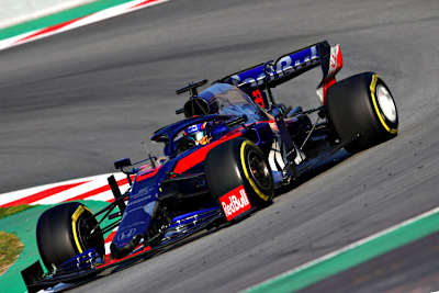 Alexander Albon bei den Formel-1-Tests in Spanien