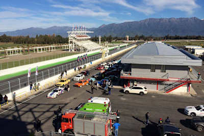 Die Piste in Codegua in Chile: keine Bankgarantie, kein Rennen 