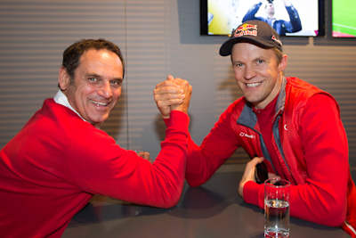 Hans-Jürgen Abt und Mattias Ekström