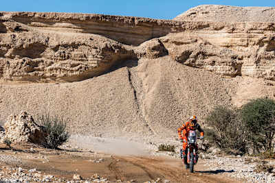 Danilo Petrucci auf dem Weg zum Dakar-Etappensieg