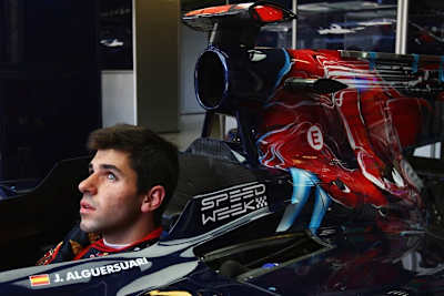 Jaime Alguersuari als Toro-Rosso-Fahrer