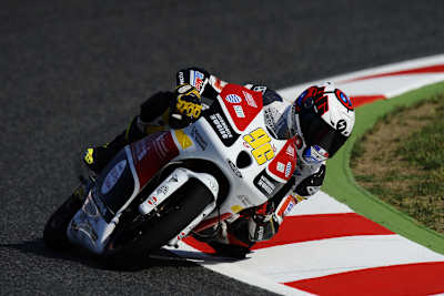 Rossi hatte mit lockerem Auspuff zu kämpfen