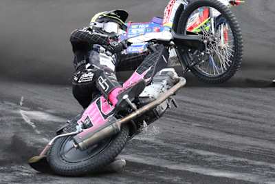 Ohne Sturz wäre Kai Huckenbeck bei der SEC in Güstrow ins Finale gefahren